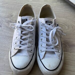Converse Off-White platform Canvas Sneakers